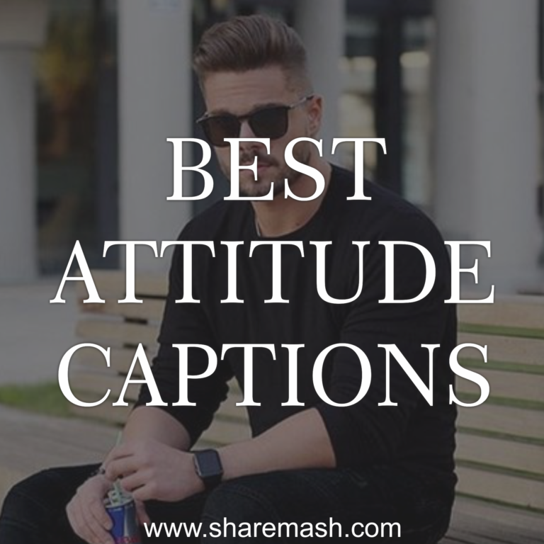 best attitude captions for instagram