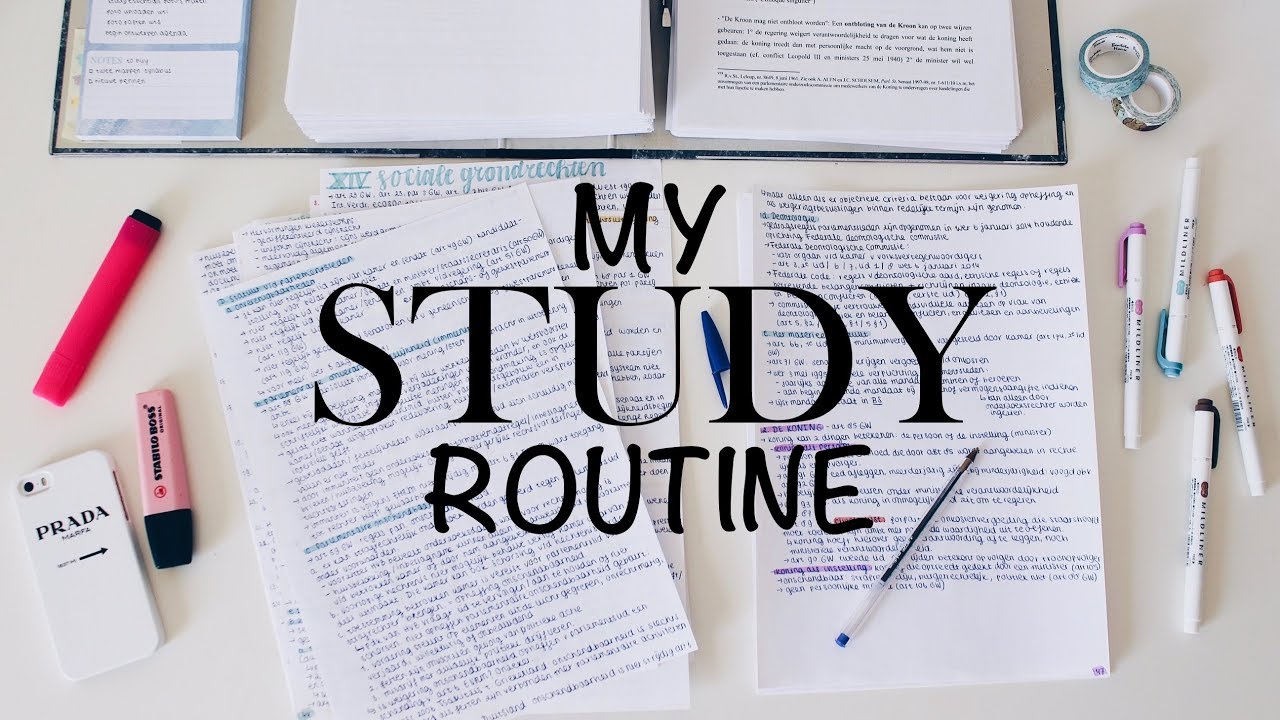 Your study. Study Routine. Studying Routine. My study. Vary your study Routine.