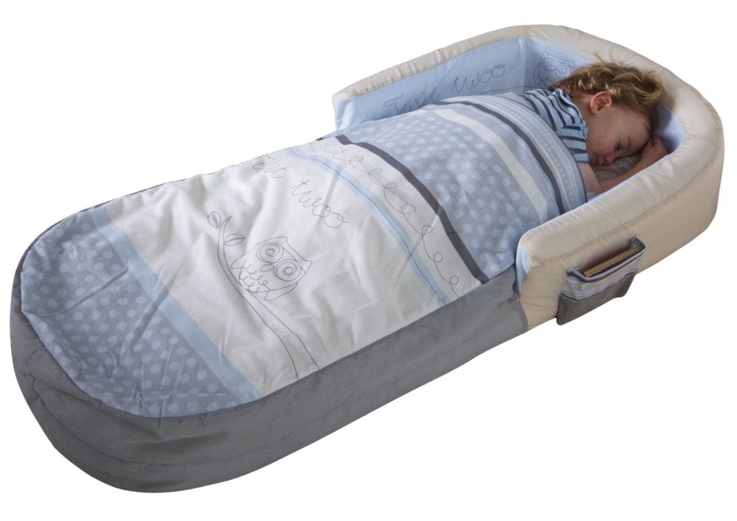 sleeping bag with built-in air mattress