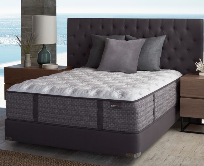 aireloom queen enchanted luxetop mattress set