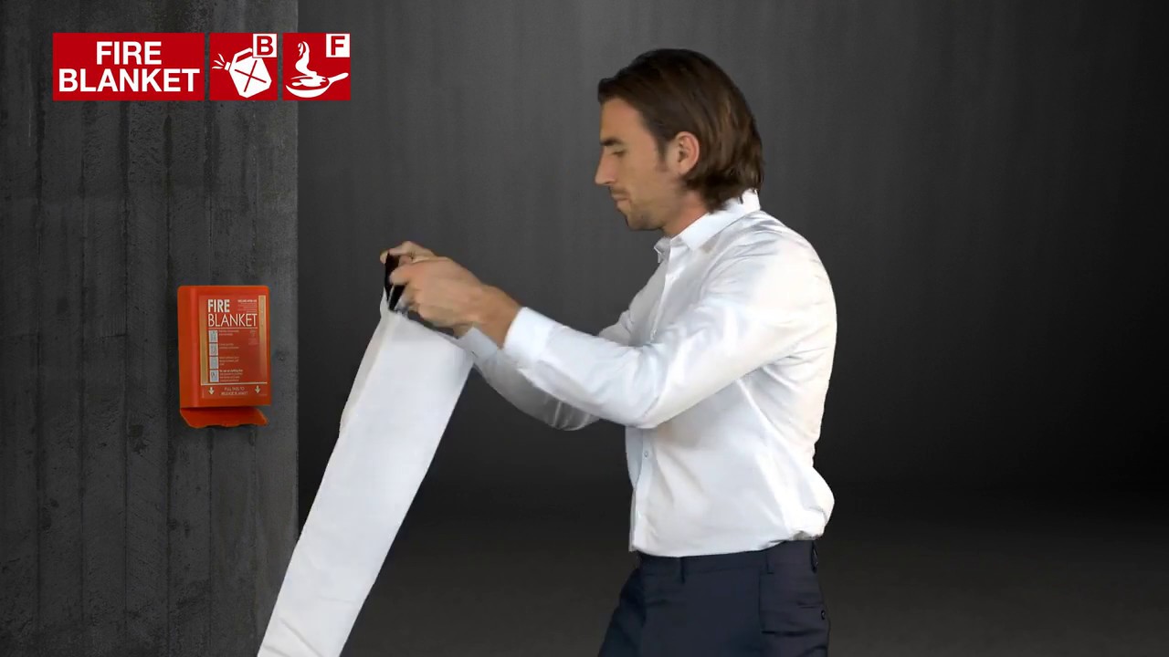 How to Use a Fire Blanket on a Person?