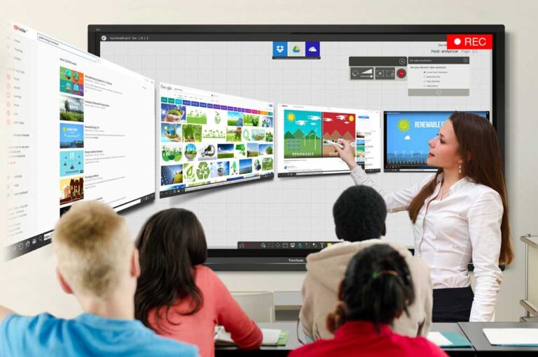 How To Use Interactive Displays For Distance Learning?