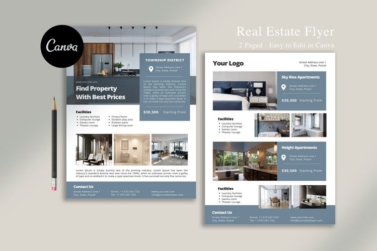 5 Perks of Using High-Quality Real Estate Canva Templates